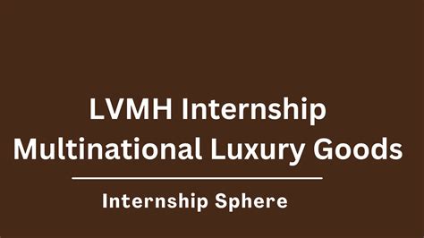 lvmh internship summer 2024.